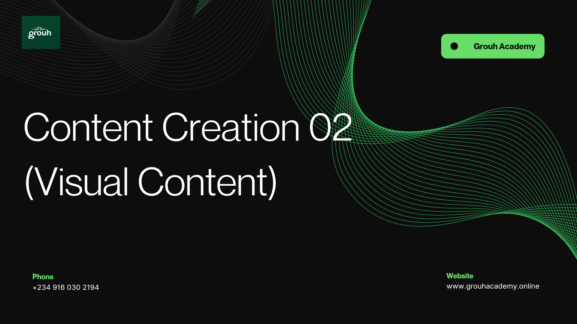 Content Creation: Mastering Visual Content