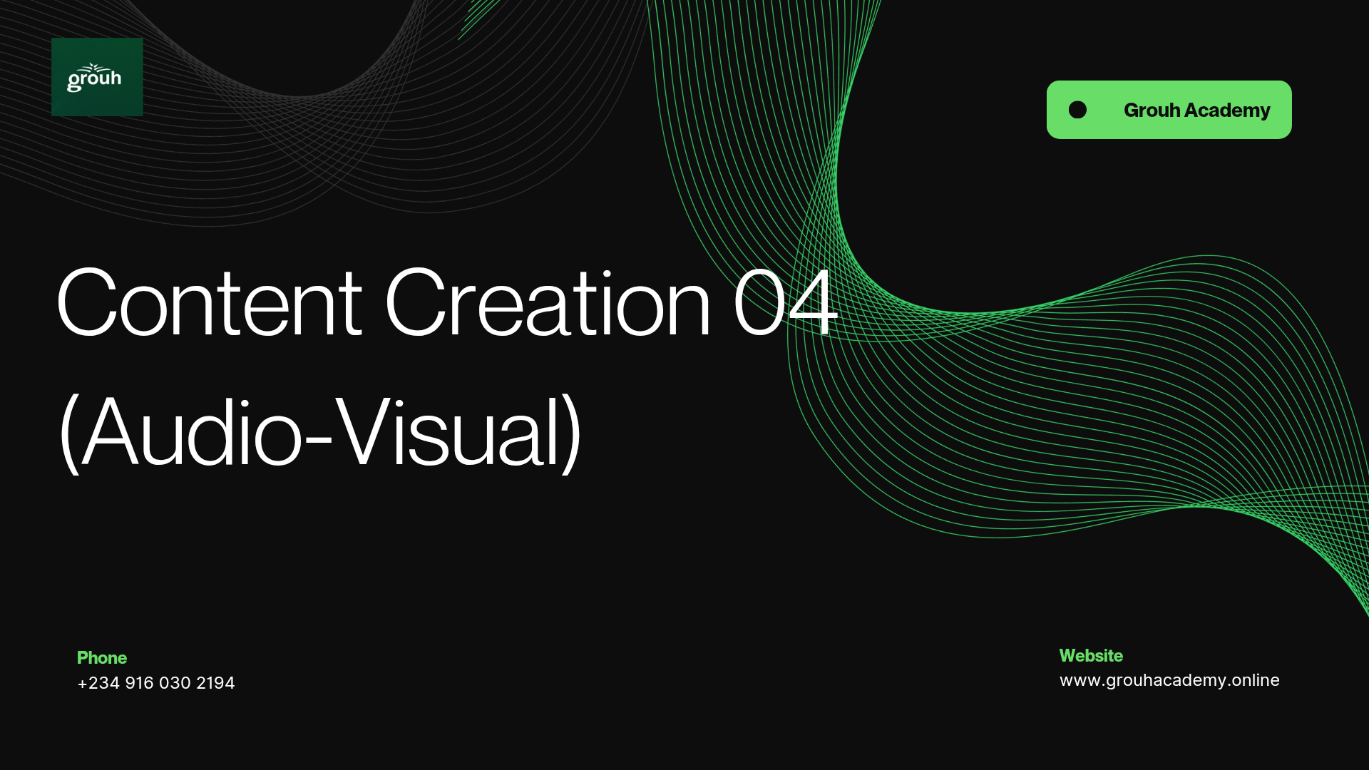 Content Creation: Audio-Visual Storytelling for Social Media